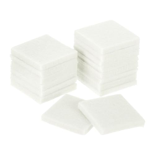 uxcell Furniture Pads, 16Pcs 1.5" - Square Self Adhesive Felt Furniture Pads, Floor Protectors for Furniture Feet Chairs Legs Hardwood Floors (Beige) - color: Beige, size: 1.5"