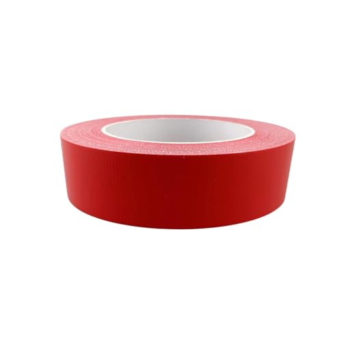 Multi-Purpose Duct Tape 1 Inch x 33 Yards, Heavy Duty, Waterproof, Great for Repairs, Packaging, Arts Crafts and DIY Projects (Red) - color: Red