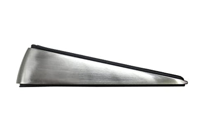 Shepherd Hardware 3314 Designer Satin Nickel Door Wedge with Non-Skid Rubber Base Grip