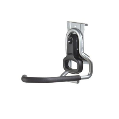 Rubbermaid FastTrack Garage Organization System Vertical Bike Hook Black Holds up to 50 Pounds Wall Mount and Heavy Duty Garage Hanger for Bike Storage - size: 1 Count (Pack of 1), style: Bike Hook