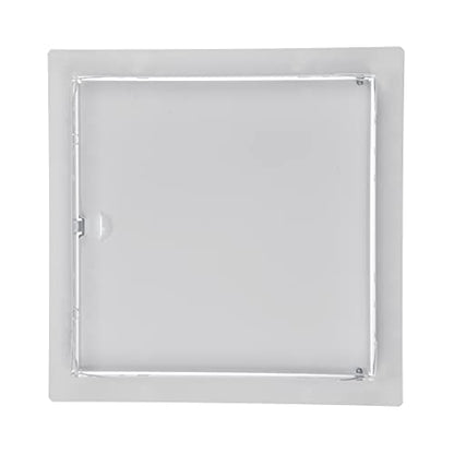 Vent Systems Access Panel for Drywall 8 x 8 Inch - Wall Hole Cover Plate - Metal Access Door with Handle - Plumbing Access Panel for Drywall - Service Shaft Crawl Space Door - Wall Access Panel - size: 8'' X 8''