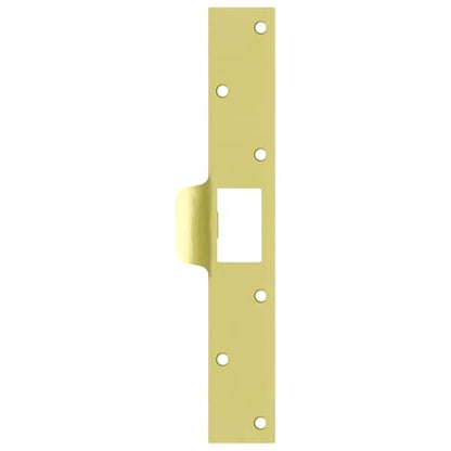 Nuk3y SP125 Security Door Latch Strike 1-1/4 inch x 7-7/8 inch (Polished Brass) - color: Polished Brass