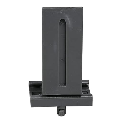 2 Pack DTC Rear Mounting Brackets Heavy Duty Drawer Slide Socket Plastic Grey Color for DTC Undermount Drawer Glides with Lengths 12"(305mm), 15" (381mm), 18" (457mm), and 21" (533.5mm) - OGA03