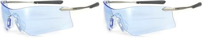 Crews T4113AF Rubicon Safety Glasses Light Blue, Anti-Fog Lens, 1 Pair (Pack of 2) - size: 1 Count (Pack of 2)