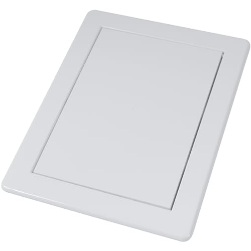 Vent Systems White ABS Plastic Access Panel 6 x 8 Inch (Cut-Out) - Access Door for Drywall, Wall, Ceiling - Electrical, Plumbing Service Wall Hole Cover - Inspection Door - 6.6 x 8.6 Inch (Outer) - size: 6 X 8 Inch / 150 X 200 Mm