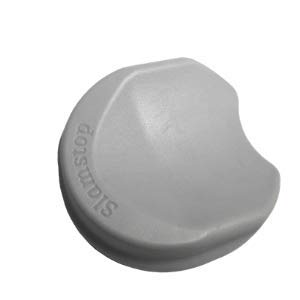SlamStop Door Stopper Stops Slamming Doors by Wedging Door Open (Single, Grey) - color: Gray, size: Single