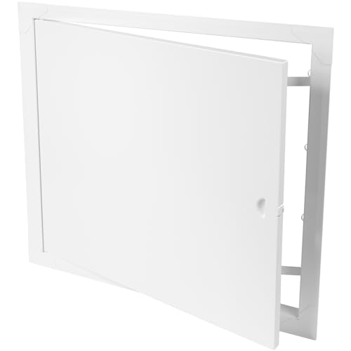 16" x 16" White Metal Access Door. Plumbing, Electricity, Heating, Alarm Wall Service Shaft Panel for Drywall - size: 16" x 16"