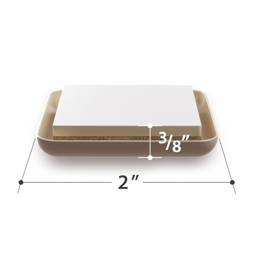 X-PROTECTOR Chair Sliders – 24 pcs 2" Furniture Sliders for Carpet – Self-Adhesive Furniture Moving Pads – Premium Chair Leg Floor Protectors – Slide Effortlessly with Chair Pads & Protect Floors! - size: 24 Pcs 2", Self-adhesive