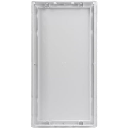 Vent Systems White ABS Plastic Access Panel 8 x 16 Inch (Cut-Out) - Access Panel with Door for Drywall, Wall, Ceiling - Electrical and Plumbing Service Inspection Door for Indoor Use - size: 8 X 16 Inch / 200 X 400 Mm