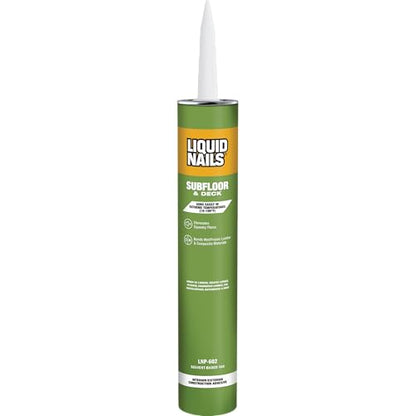 Liquid Nails LNP-602 Subfloor and Deck Construction Adhesive (LN602), 28 oz - size: 28 Ounce