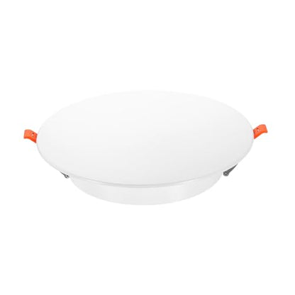 9-Inch Spring Mount Ceiling Cover Plates, Recessed Light Trim Wall, Downlight Hole Cap Decorative Panel with Buckle Fit 6.9-9inch Round Hole Ceiling Openings, White 1 Pack - size: Fit: 6.9-9inch