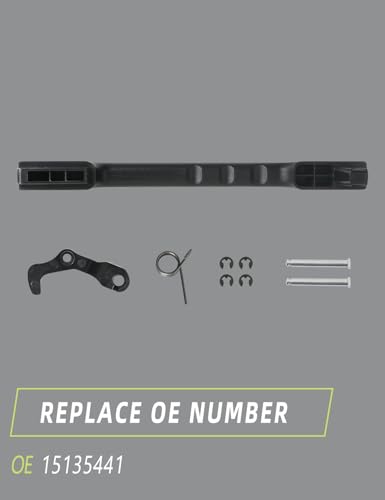 Rear Tailgate Handle Compatible with Hummer H2 2003 2004 2005 2006 2007 2008 2009 Accessories Parts Replaces 15135441 Black Latch Handle Repair Kit 1 PCS