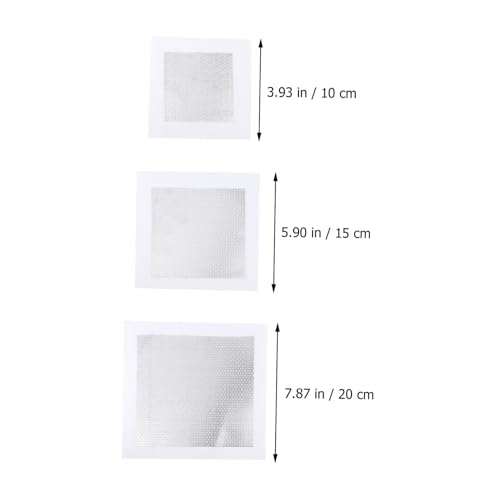 POPETPOP 3pcs Self Adhesive Wall Repair Patch Kit for Drywall Lightweight High Strength Easy to Use for Repair