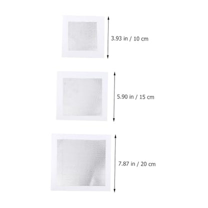 POPETPOP 3pcs Self Adhesive Wall Repair Patch Kit for Drywall Lightweight High Strength Easy to Use for Repair