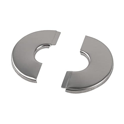 4Pcs 304 Stainless Steel Wall Split Flange Round Escutcheon Plate Cover for Various Pipes (22mm/087in) - size: 22mm/087in
