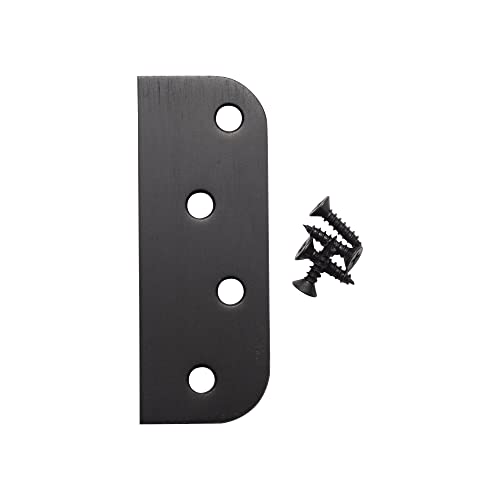 Hinge Blanks for Door Hinges - Filler Plates - 4 Inch with 5/8 Inch - 3 Pack (Oil Rubbed Bronze) - color: Oil Rubbed Bronze