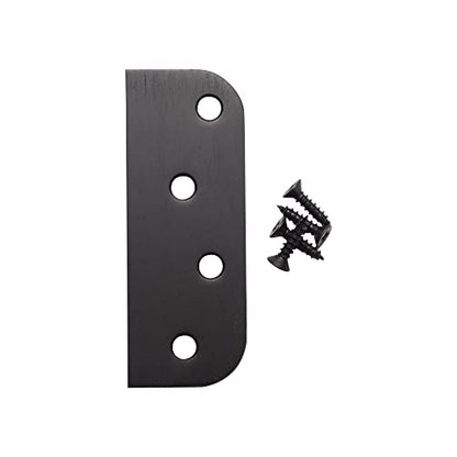 Hinge Blanks for Door Hinges - Filler Plates - 4 Inch with 5/8 Inch - 3 Pack (Oil Rubbed Bronze) - color: Oil Rubbed Bronze