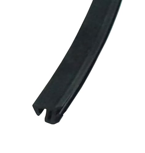 WRS Black Glazing Wedge Weatherstripping for Windows & Doors – Window Glass Seal Replacement, Vinyl Glazing Wedge for Frame Sealing, Blocks Drafts, Water & Noise (50 ft Roll) - color: 50 Ft Roll - Black Glazing Wedge
