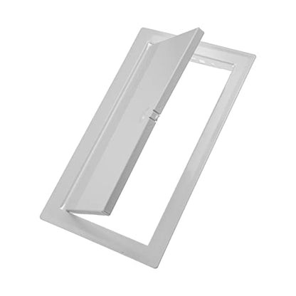 Vent Systems Access Panel for Drywall 6 x 12 Inch - Wall Hole Cover Plate - Metal Access Door with Handle - Plumbing Access Panel for Drywall - Service Shaft Crawl Space Door - Wall Access Panel - size: 6'' x 12''