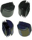 #1503 Fits 3/4" Thick Square Slanted Legs. Floor Protector Leg Glides 4-Pack - size: #1503 Slant leg 3/4"sq thick Leg Black Glide