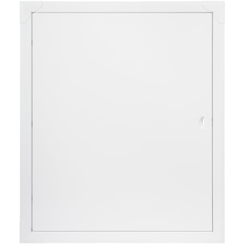 16" x 20" White Metal Access Panel - Wall Access Panel for Drywall - Hidden Wire Cover for Wall Covering Panels - Plumbing, Electricity, Heating Alarm, Bathroom, Dry Wall Hole Cover - size: 16" X 20"