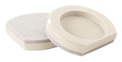 Scotch Felt Pad Cups, 6-Pack of 4 1-1/4 in. Chair Leg Floor Protector for Hardwood Floors and Tile
