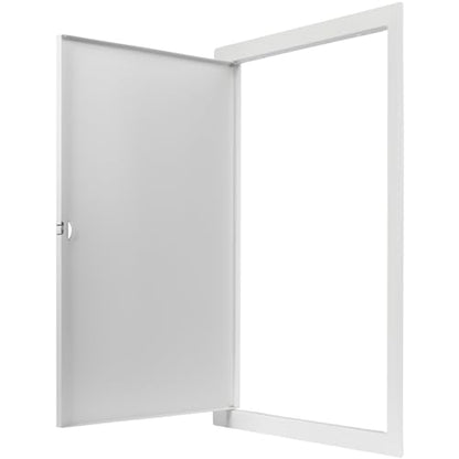 12" x 20" White Metal Access Panel, Service Shaft Door, Plumbing, Electricity Heating Alarm Wall for Drywall, Bathroom Services Hole Cover, Wall Covering - size: 12" x 20"
