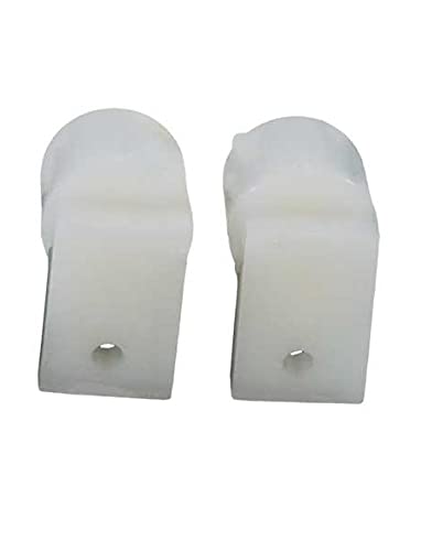 WRS 1-1/16" x 7/8" Pivot Bar Set – Left & Right Hand Pivot Bar Replacement – Tilt Window Sash Connector – Fixes Window That Won’t Tilt or Stay Balanced (White) - color: 1-1/16" Left & Right Hand Pivot Bar Set - White Nylon