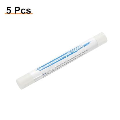 HARFINGTON 5pcs Wood Filler Sticks Wooden Wax Touch Up Furniture Repair Crayons for Scratch Hole Wood, Pale Blue - color: Pale Blue