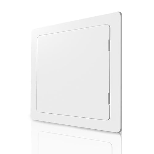 Access Panel for Drywall - 10x10 inch - Wall Hole Cover - Access Door - Plumbing Access Panel for Drywall - Heavy Durable Plastic White - size: 10 X 10