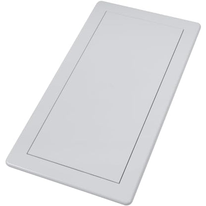 Vent Systems White ABS Plastic Access Panel 6 x 12 Inch (Cut-Out) - Access Door for Drywall, Wall, Ceiling - Electrical, Plumbing Service Wall Hole Cover - Inspection Door - 6.6 x 12.6 Inch (Outer) - size: 6 X 12 Inch / 150 X 300 Mm