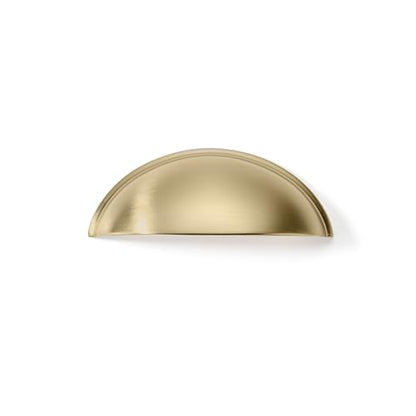 khtumeware 20 Pack 2-1/2" Drawer Pulls Champagne Bronze Cabinet Cup Pulls Kitchen Hardware Cabinet Handles Drawer Handles Knobs 2.5 inch Hole Center - color: Champagne Bronze, size: 2-1/2"(64mm) Hole Center, style: 20-pack