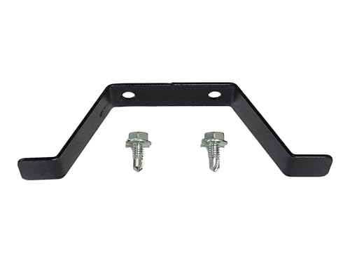 Black Metal Power Cord Management Bracket, Mounted Cable Organizer with Hardware, Extension Cord and Rope Storage Wrap