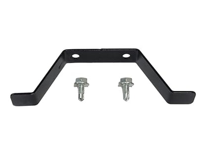 Black Metal Power Cord Management Bracket, Mounted Cable Organizer with Hardware, Extension Cord and Rope Storage Wrap