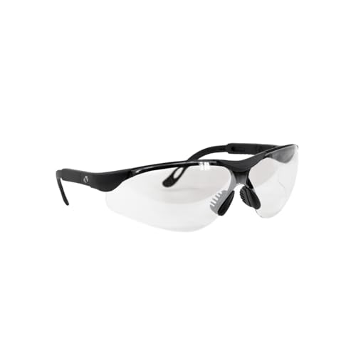 Walker's Elite Sport Shooting Glasses - Impact-Resistant Anti-Fog Non-Slip Adjustable UV Protection Hunting Sports Glasses - color: Clear