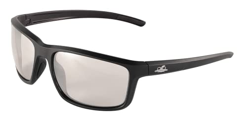 Bullhead Safety Eyewear Pompano Glasses - Anti-Fog, Lightweight, Impact/Scratch Resistant, UV Blocking Indoor/Outdoor Sunglasses for Cycling, Fishing, Driving, Matte Black - color: Indoor/Outdoor Lens, Matte Black Frame, style: Anti-fog