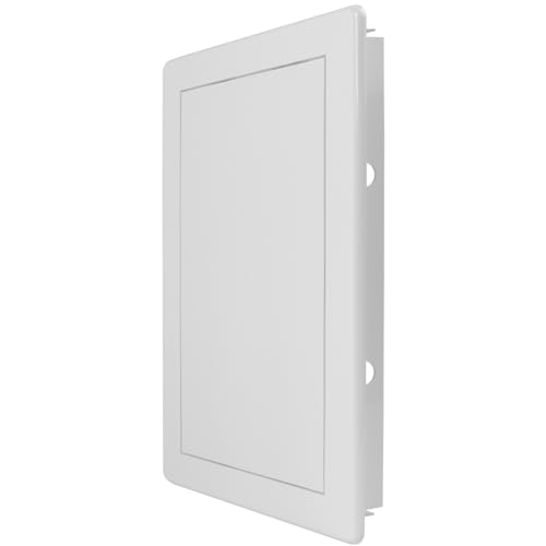 Vent Systems White ABS Plastic - Access Panel 6 x 10 Inch (Cut-Out) - Access Panel with Door for Drywall, Wall and Ceiling Electrical and Plumbing Service Wall Hole Cover - size: 6 X 10 Inch / 150 X 250 Mm