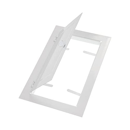 Vent Systems Access Panel for Drywall 6 x 10 Inch - Wall Hole Cover Plate - Metal Access Door with Handle - Plumbing Access Panel for Drywall - Service Shaft Crawl Space Door - Wall Access Panel - size: 6'' X 10''