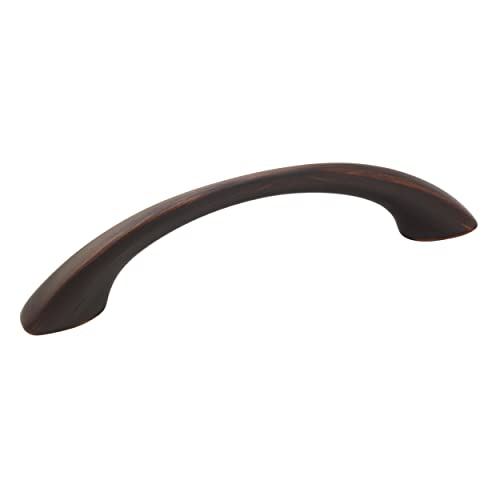 Amerock | Cabinet Pull | Oil Rubbed Bronze | 3-3/4 inch (96 mm) Center to Center | Vaile | 1 Pack | Drawer Pull | Drawer Handle | Cabinet Hardware - color: Oil Rubbed Bronze, size: 3-3/4 inch (96mm) Center-to-Center, style: Single