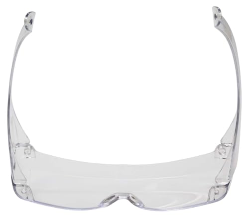 Calabria 3000 Fitover Safety Glasses with Uni-Lens – [Clear - 3 Pack] Wrap Around Eye Protection | Anti-Fog Scratch Resistant | Protective Eyewear - color: Clear 3-pack