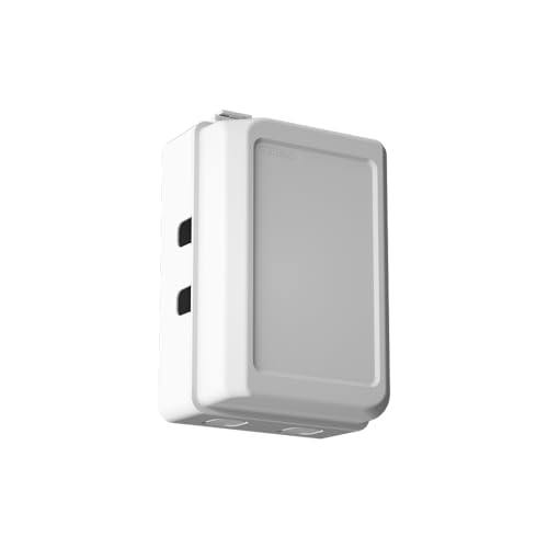 Mom's Choice Gold Awards Winner - EUDEMON 1 Pack Updated Baby Safety Electrical Outlet Cover Box Childproof Plug Cover - More Space for Large Plugs Easy to Install & Use (White) - color: White