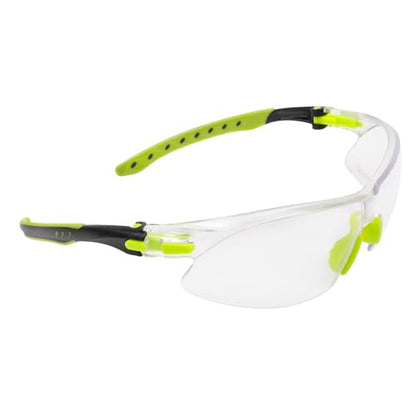 ULTRX Unisex Safety Glasses - color: Lime Green