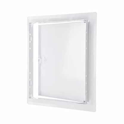8" x 10" White Metal Access Panel, Service Shaft Door, Plumbing, Electricity Heating Alarm Wall for Drywall, Bathroom Services Hole Cover, Wall Covering - size: 8x10 Inch