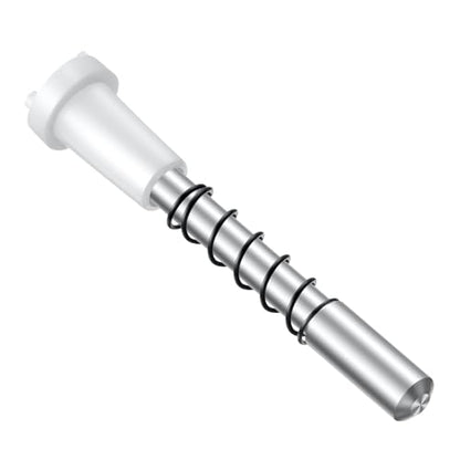 25 Pack Window Screen Plunger Latches with Caps, 5/32" X 1-1/2", Aluminum Window Screen Plunger Pins, Secure Window Screens in Place (White) - color: White