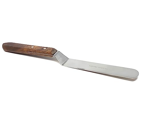 A2Z Scilab Brand Engineering Classic Offset Caulk Tooling Spatula, Stainless Steel (7 Inch Long Offset Blade) - style: 7 Inch Long Offset Blade