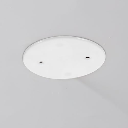 30pcs Wire Round Wall Plate - Ceiling Cover, Electrical Outlet Plates, Flat Blank Access Panel for Drywall Unpack - White Pp