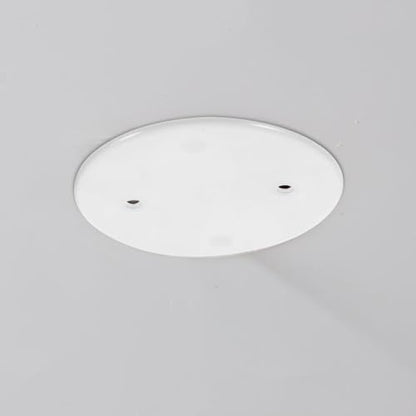 30pcs Wire Round Wall Plate - Ceiling Cover, Electrical Outlet Plates, Flat Blank Access Panel for Drywall Unpack - White Pp