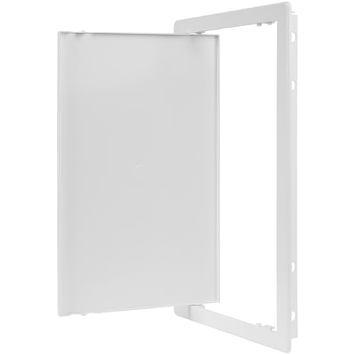 10 x 16 White Plastic Access Panel. Service Shaft Door Panel. Plumbing, Electricity, Heating, Alarm Wall Access - color: White, size: 10" x 16"