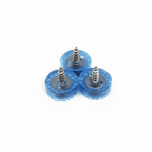 30 Pcs Translucent Cylindrical Shape Furniture Pads Rubber Non Slip Feet Pad for Table Desk Chair Sofa and Cutting Boards (18mm x 7mm) - size: 18mm x 7mm