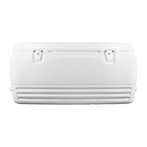 NeverBreak Parts - Igloo Cooler Replacement Parts - Large Repair Kit | High Strength Igloo Cooler Hinges Replacement with Latches | Ice Chest Repair Kit - color: White